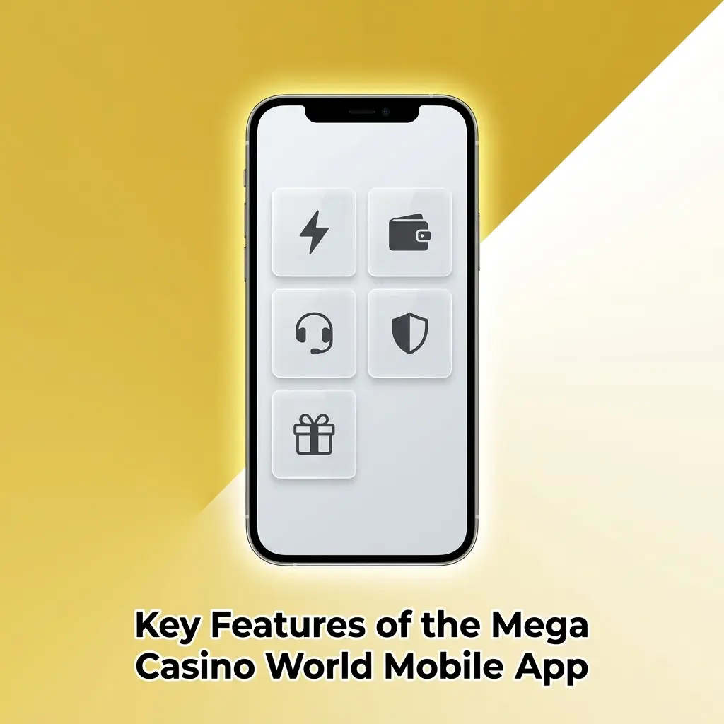 Mega Casino World mobile app with BDT currency, bKash/Nagad/Rocket payments, casino games, and sports betting in one login