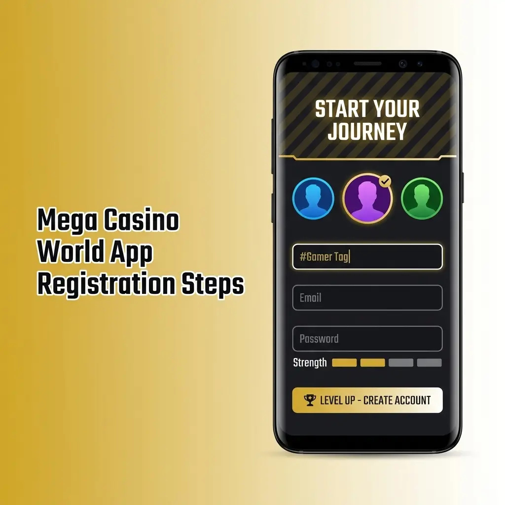 Step-by-step guide to registering on Mega Casino World app in Bangladesh, from sign-up to first deposit via bKash or Nagad.