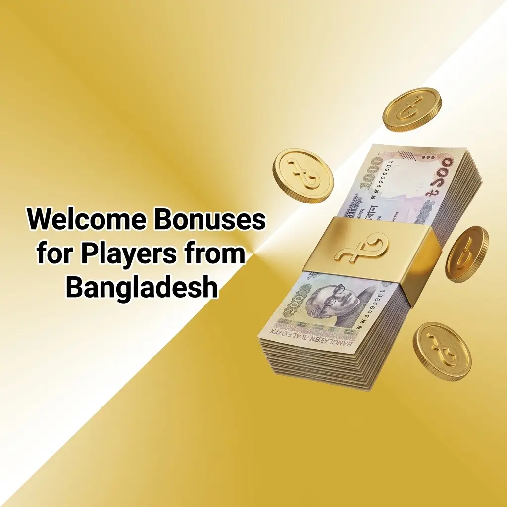 150% first deposit bonus up to 10,000 BDT for Bangladeshi players, plus reload and weekly cashback offers on sports and casino.