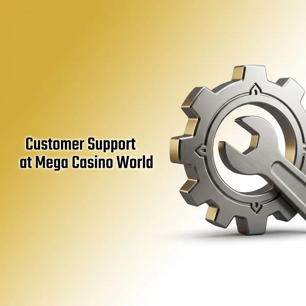 Mega Casino World 24/7 customer support options including live chat, email, and FAQ centre for Bangladesh players