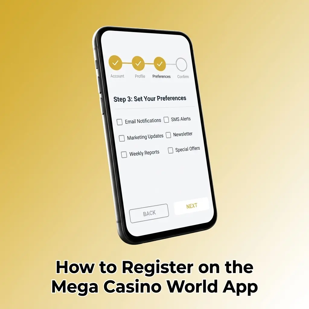 New player registering on Mega Casino World app to claim 150% welcome bonus up to 10,000 BDT in Bangladesh