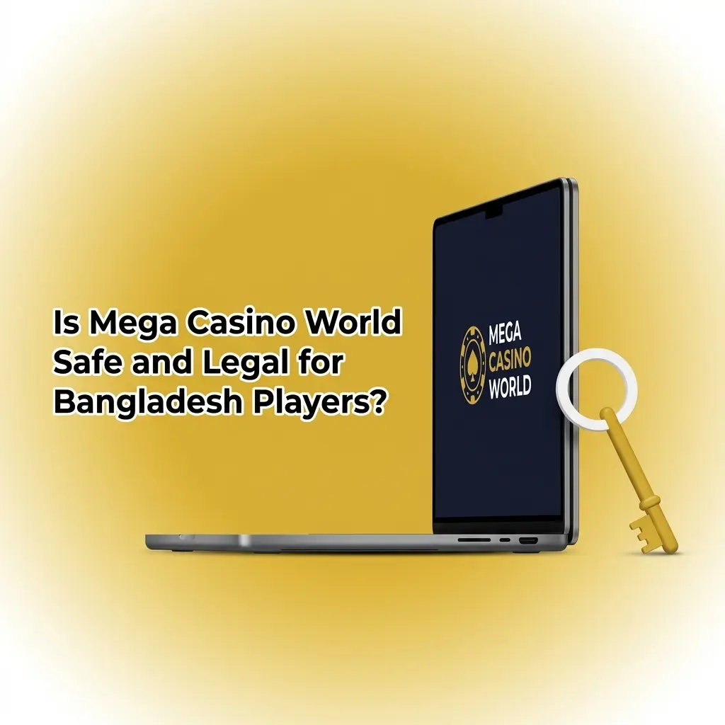 Mega Casino World secure online casino for Bangladesh players with SSL encryption, Curacao licence, and responsible gaming tools